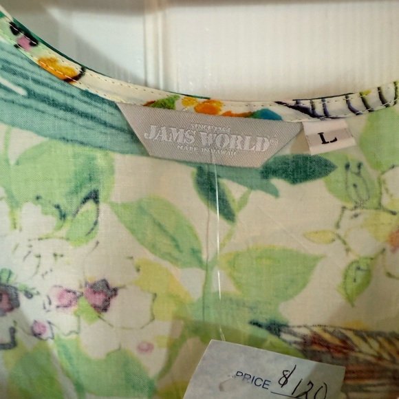 Jams World Multicolored Midi Sundress Flutter Sleeves Scoop Neck - Picture 3 of 4